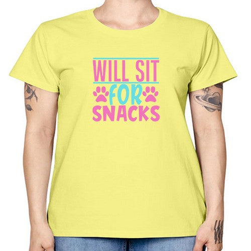 will sit for snacks Style 57# - dogs -  Missy T-Shirt