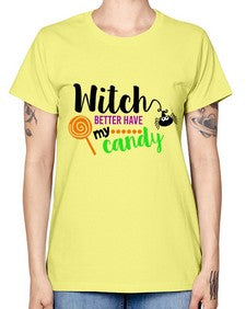 witchbetterhavecandy 12# - witch -  Missy T-Shirt