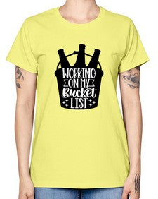 working on my bucket list 1788# - beer -  Missy T-Shirt