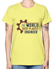 world best plastic engineer Style 477# - engineer -  Missy T-Shirt