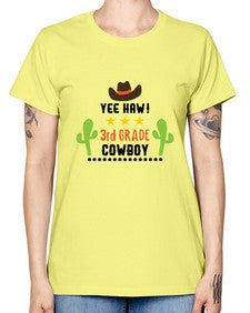 yee haa cowboy rd grade 1258# - western -  Missy T-Shirt