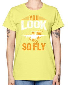 you look so fly  53# - airplane -  Missy T-Shirt