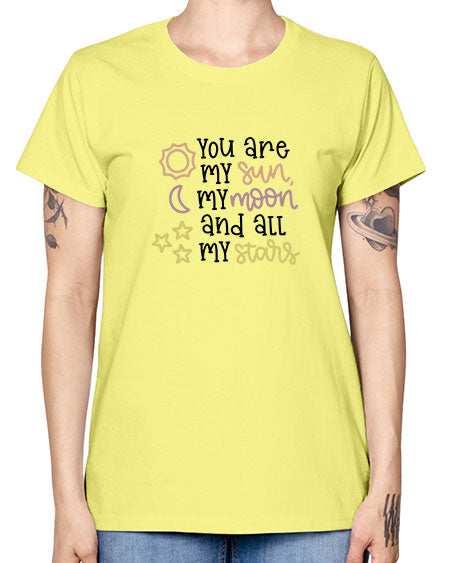 youaremysunmymoonandallmystars 1# - moon -  Missy T-Shirt