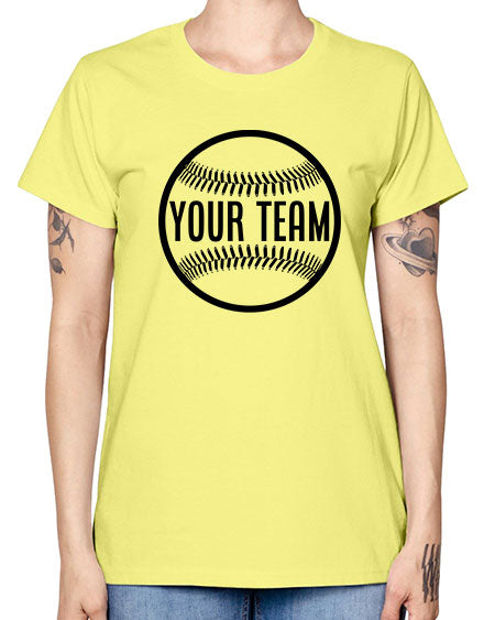 your team 2270# - softball -  Missy T-Shirt