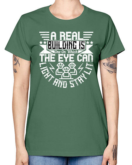A real building is one on which the eye can light and stay lit Style 22# - architect -  Missy T-Shirt