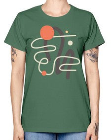 Abstract Shape 198# - art pop art -  Missy T-Shirt