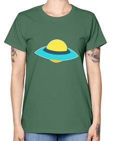 Alien 60# - ufo -  Missy T-Shirt