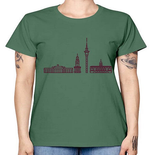 Auckland 376# - cities -  Missy T-Shirt