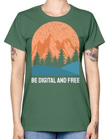 Be Digital and Free 27# - internet -  Missy T-Shirt