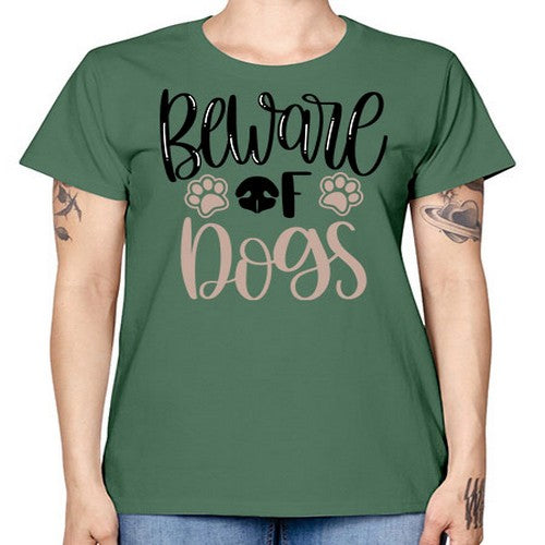Beware Of Dogs Style 33# - dogs -  Missy T-Shirt