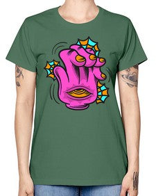 Bored high five 23# - cartoon general -  Missy T-Shirt