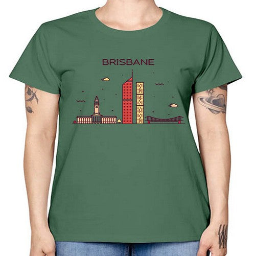 Brisbane 496# - cities -  Missy T-Shirt