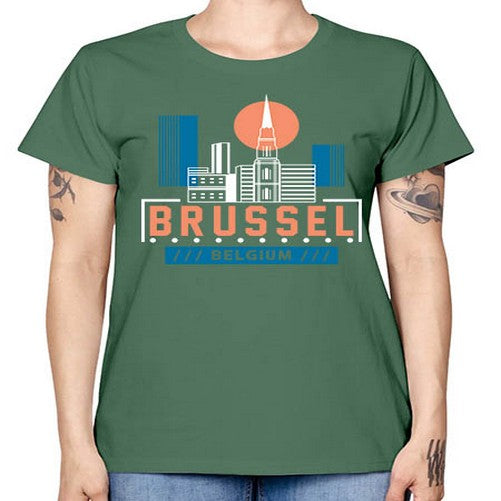 Brussel 504# - cities -  Missy T-Shirt