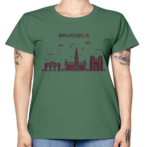Brussels 506# - cities -  Missy T-Shirt