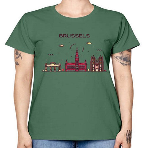Brussels 508# - cities -  Missy T-Shirt