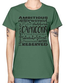 Capricorn 566# - capricorn -  Missy T-Shirt