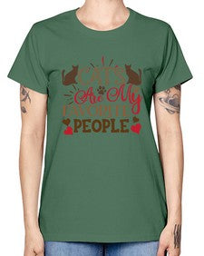 Cats Are My Favorite People Style 8# - cats -  Missy T-Shirt