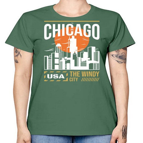 Chicago 571# - cities -  Missy T-Shirt