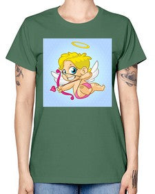 Cupid 79# - cartoon general -  Missy T-Shirt