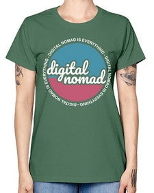 Digital Nomad is Everything 21# - internet -  Missy T-Shirt