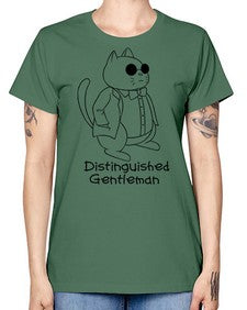 Distinguished Gentleman - cats -  Missy T-Shirt