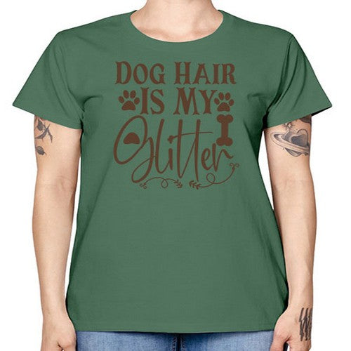 Dog Hair Is My Glitter Style 100# - dogs -  Missy T-Shirt