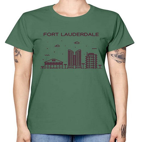 FortLauderdale 735# - cities -  Missy T-Shirt