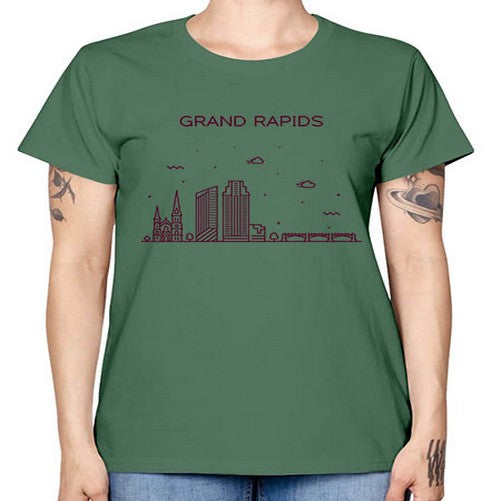 GrandRapids 779# - cities -  Missy T-Shirt