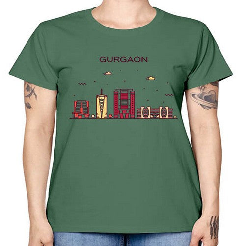 Gurgaon 799# - cities -  Missy T-Shirt