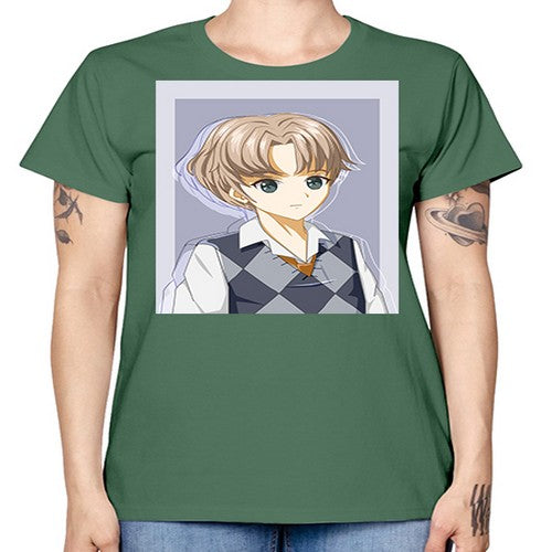 Handsome and cool boy with uniform 34# - anime -  Missy T-Shirt
