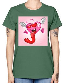 Heart 139# - cartoon general -  Missy T-Shirt