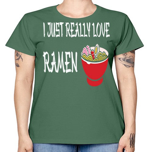 I Just Love Ramen Japanese Anime 238# - anime -  Missy T-Shirt