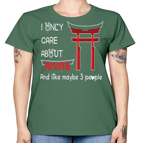 I Only Care About Anime Anime 240# - anime -  Missy T-Shirt