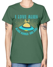 I love alien and blade runner 18# - ufo -  Missy T-Shirt