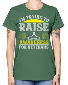 Im trying to raise awareness for veterans Style 43# - Self awareness -  Missy T-Shirt