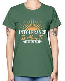 Intolerance is alien 29# - ufo -  Missy T-Shirt