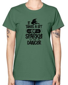 It takes a lot of sparkle to be a dancer 145# - ballet -  Missy T-Shirt