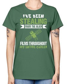 Ive been stealing from the alien 30# - ufo -  Missy T-Shirt