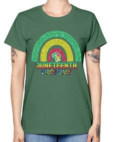 Juneteenth Vibes Only 5# - black juneteenth -  Missy T-Shirt