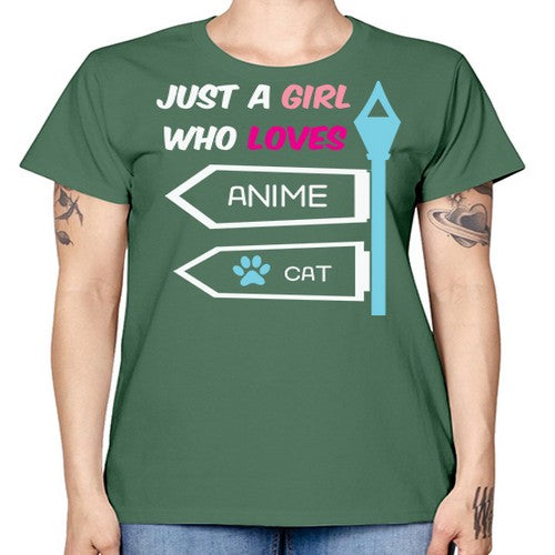 Just A Girl Who Loves Anime 264# - anime -  Missy T-Shirt