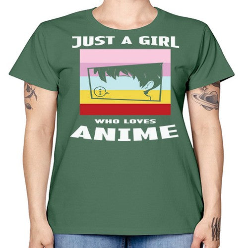Just A Girl Who Loves Anime 265# - anime -  Missy T-Shirt