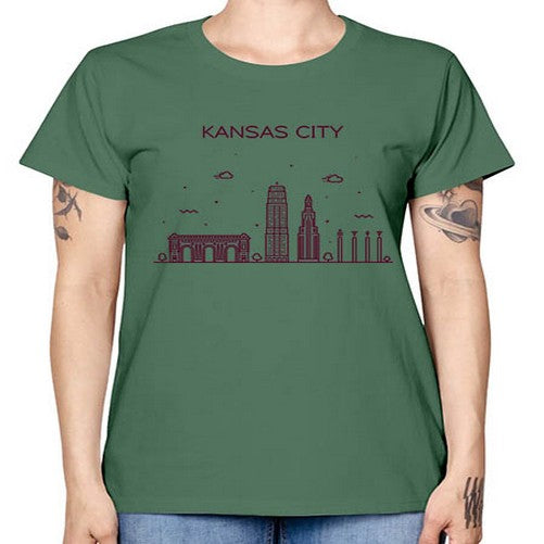 KansasCity 1016# - cities -  Missy T-Shirt