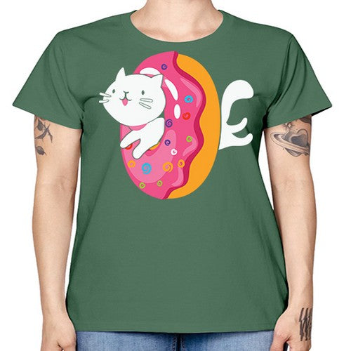 Kawaii Cat Donut Anime Lover Anime 267# - anime -  Missy T-Shirt