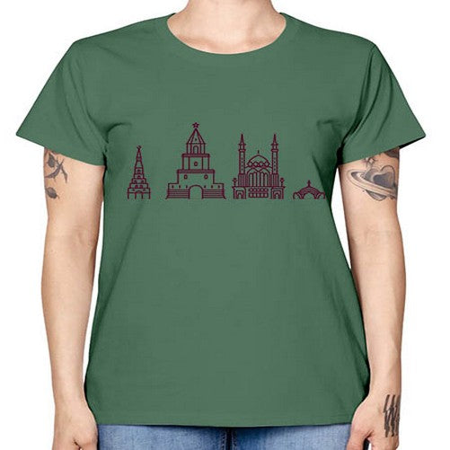 Kazan 1034# - cities -  Missy T-Shirt
