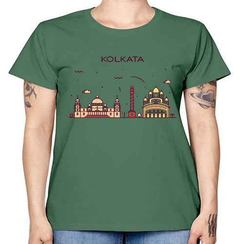 Kolkata 1075# - cities -  Missy T-Shirt
