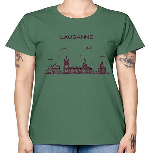 Lausanne 1118# - cities -  Missy T-Shirt