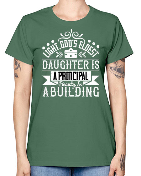 Light Gods eldest daughter is a principal beauty in a building Style 274# - architect -  Missy T-Shirt