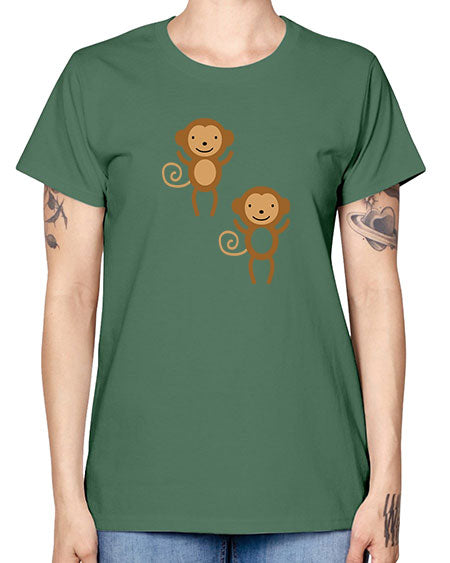 Little_monkeys_MF_5814 - monkey -  Missy T-Shirt
