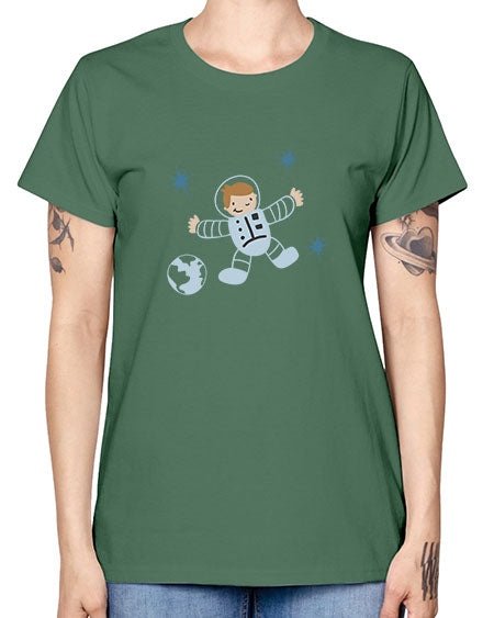 Littlespaceman 16# - space -  Missy T-Shirt