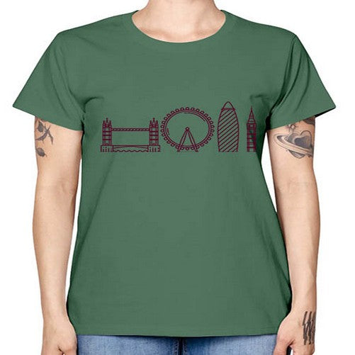London 1157# - cities -  Missy T-Shirt